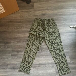 Leopard Print Women's Pants